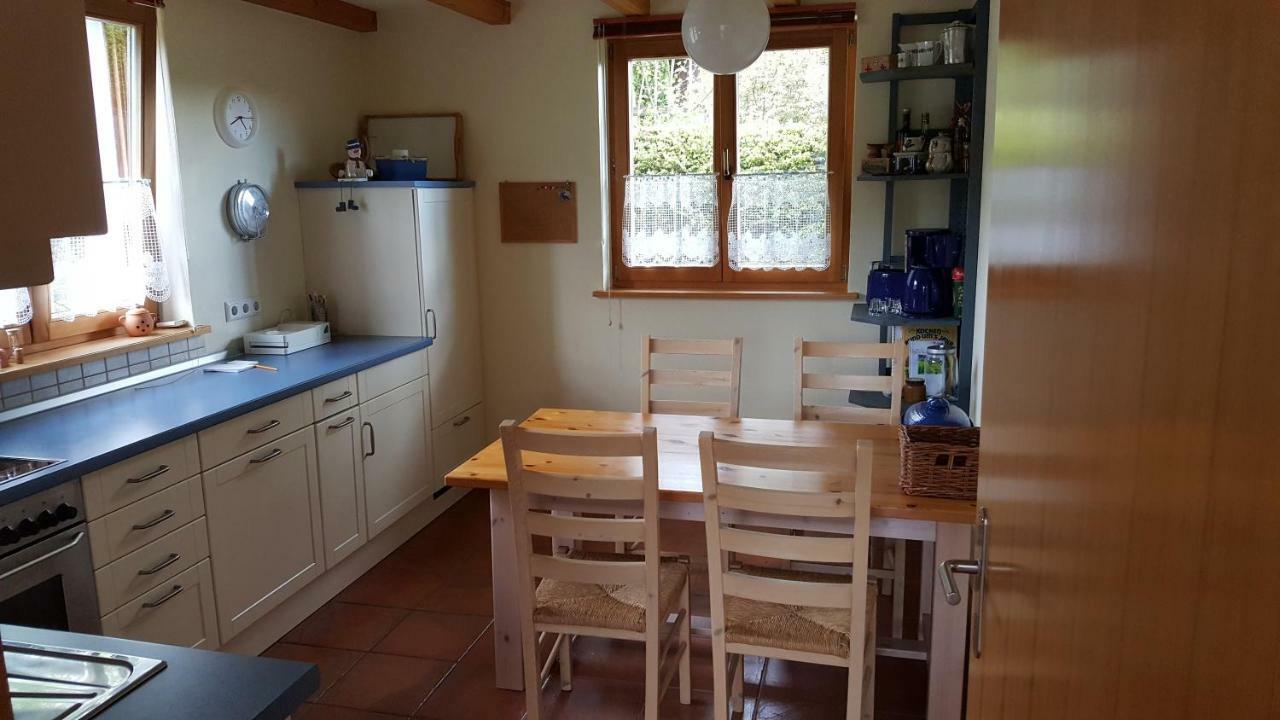 Ferienhaus Am Loeffelberghuettchen Gießübel Exteriör bild