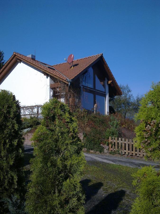 Ferienhaus Am Loeffelberghuettchen Gießübel Exteriör bild